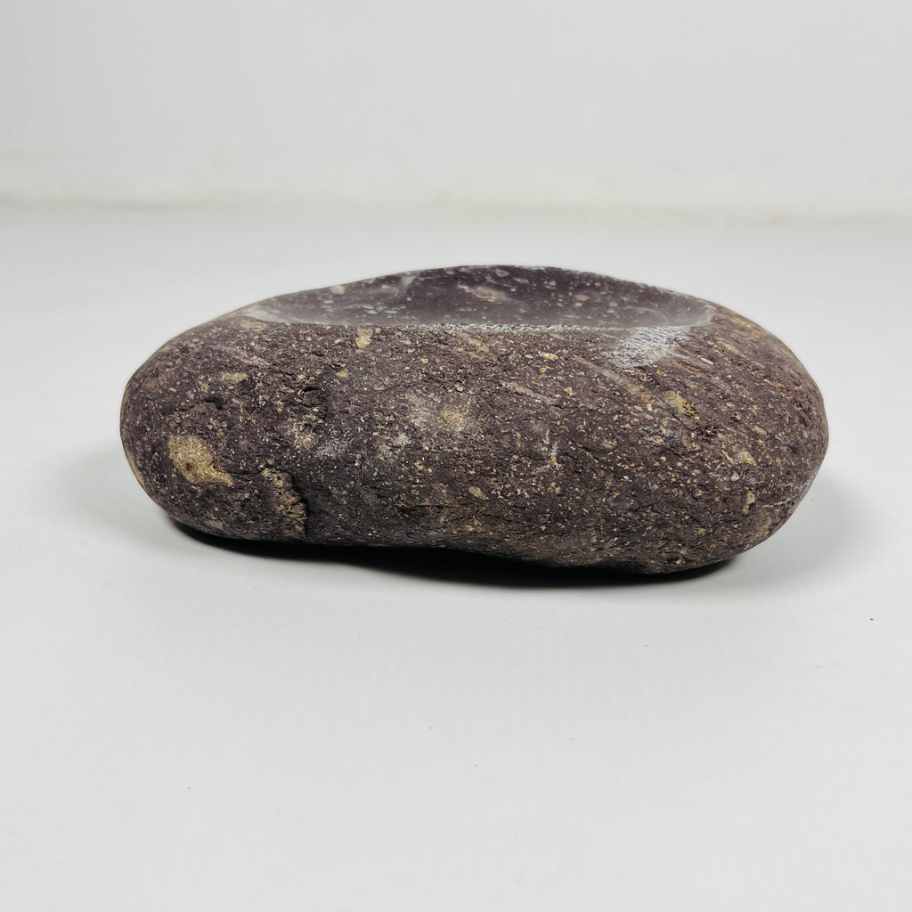 Burgundy River Stone Soap Dish