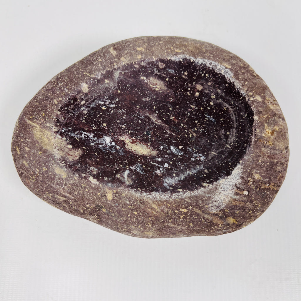 Burgundy River Stone Soap Dish