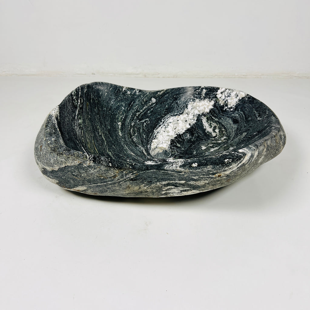 Noir Brushed River Stone Sink