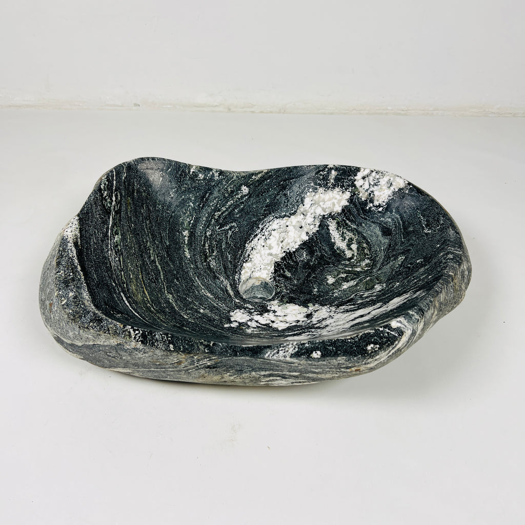 Noir Brushed River Stone Sink