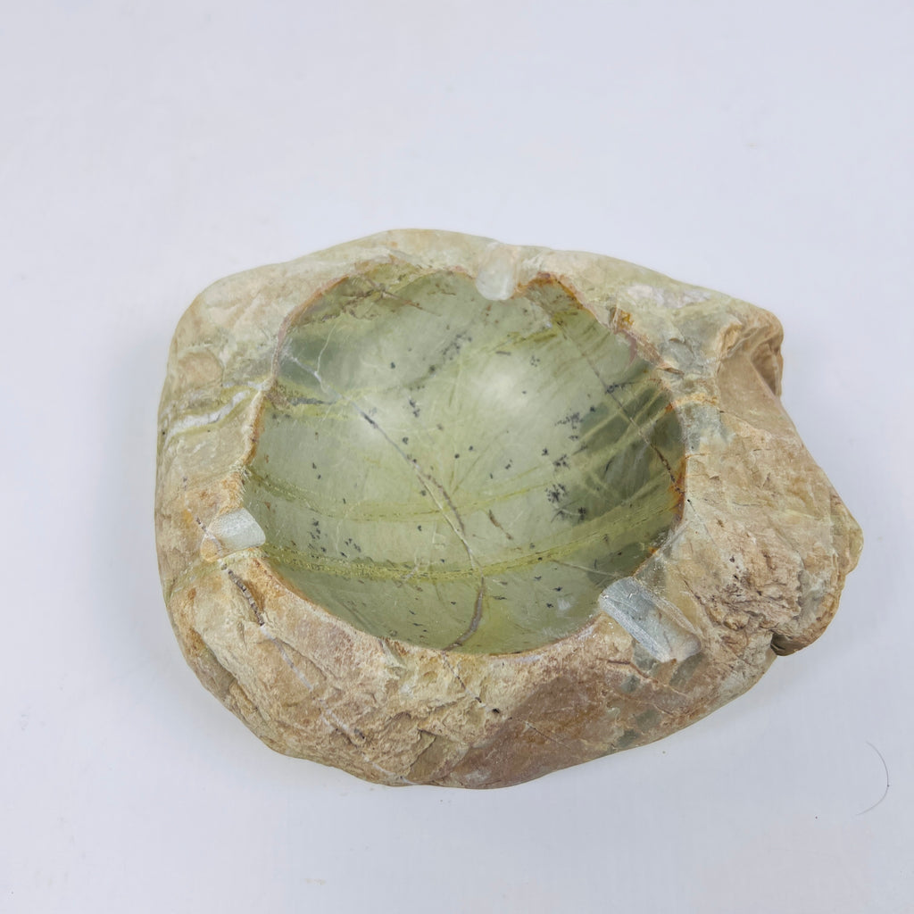 River Stone Light Green Hued Ash Tray