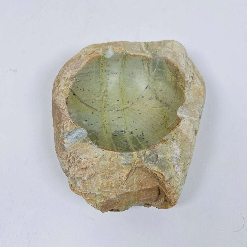 River Stone Light Green Hued Ash Tray