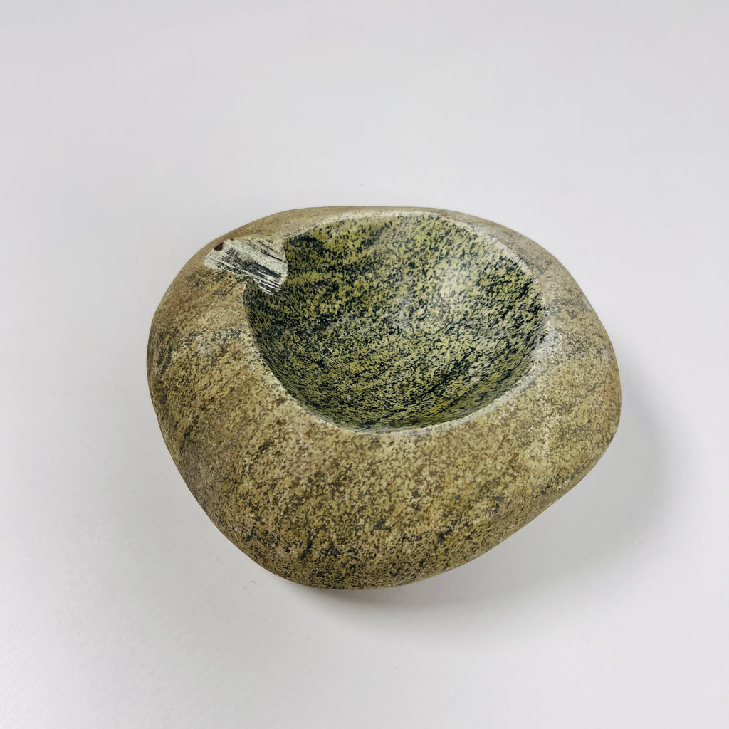 River Stone Moss Ash Tray