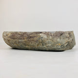Emerald Green Gold Streaked River Stone Sink