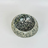 Rounded Black and White Bowl