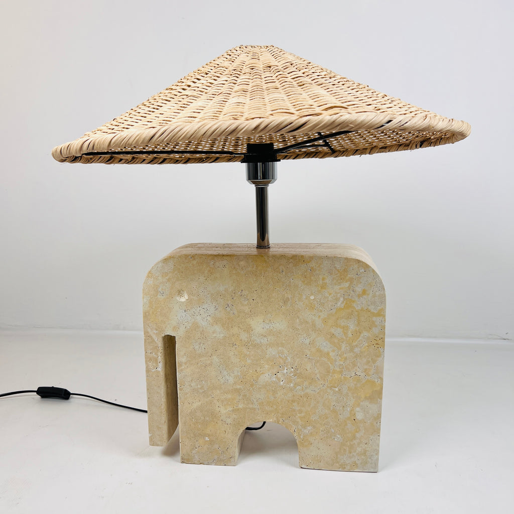 Elephant Stone Table Lamp