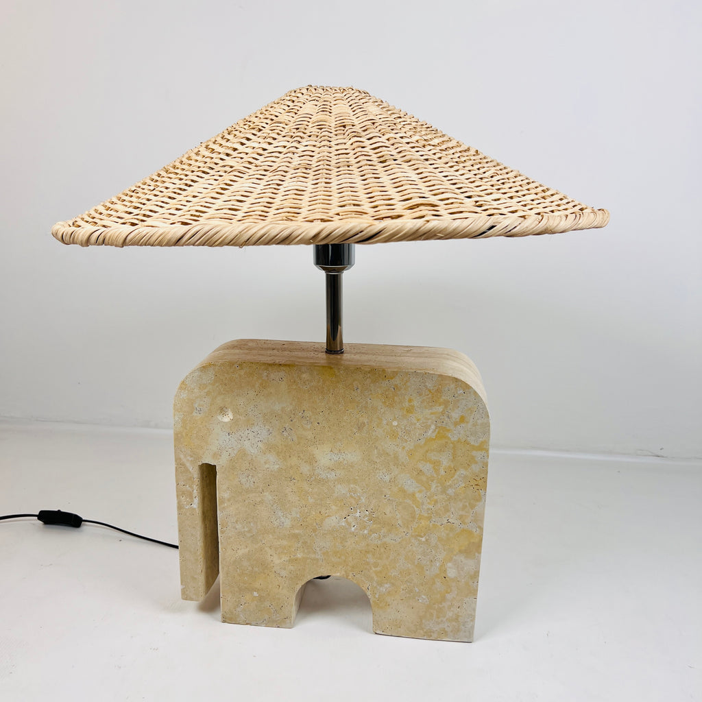 Elephant Stone Table Lamp