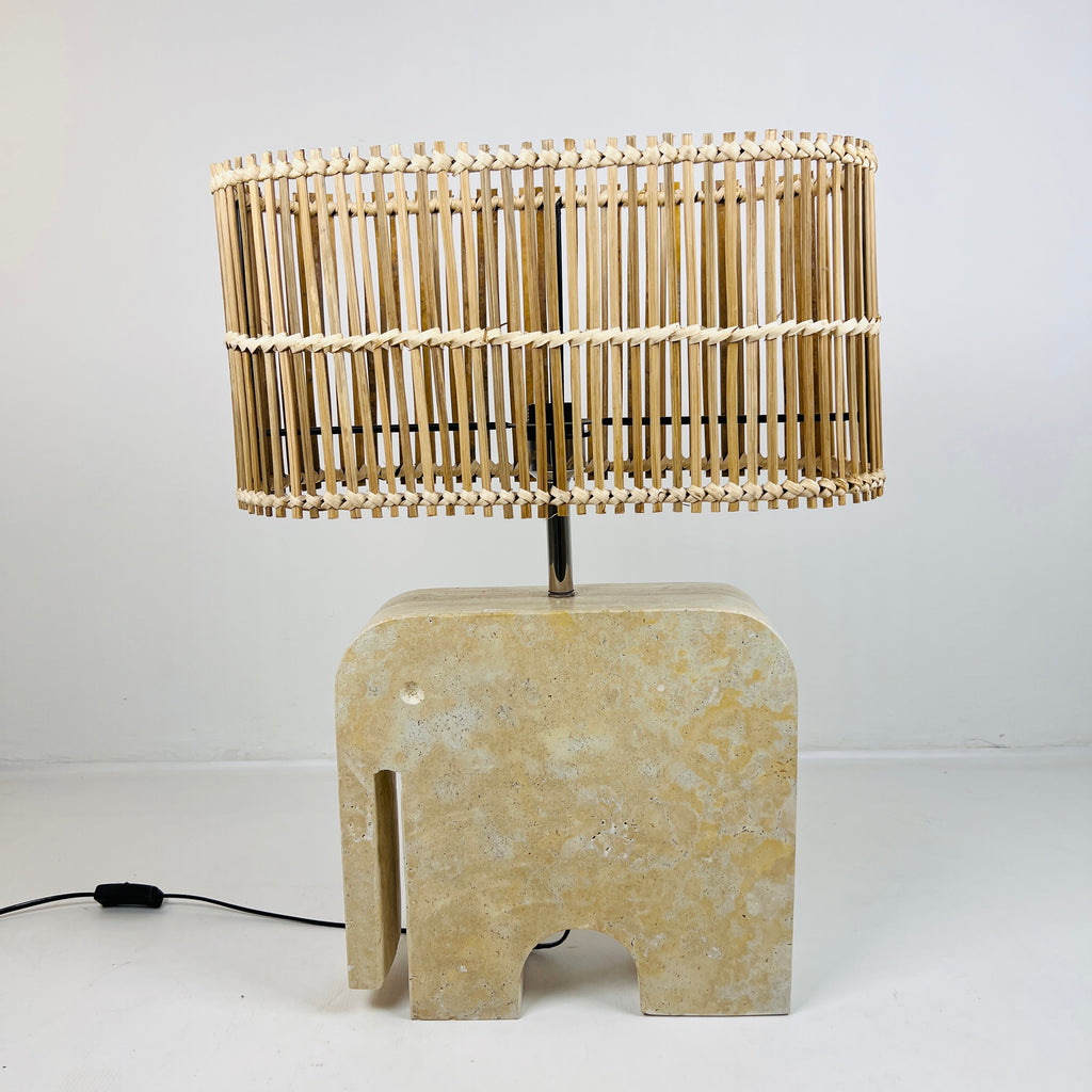 Elephant Stone Table Lamp