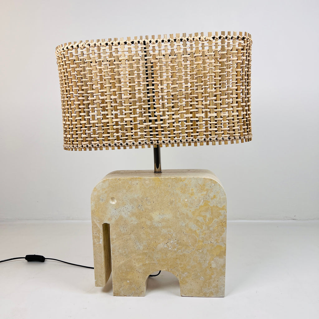 Elephant Stone Table Lamp