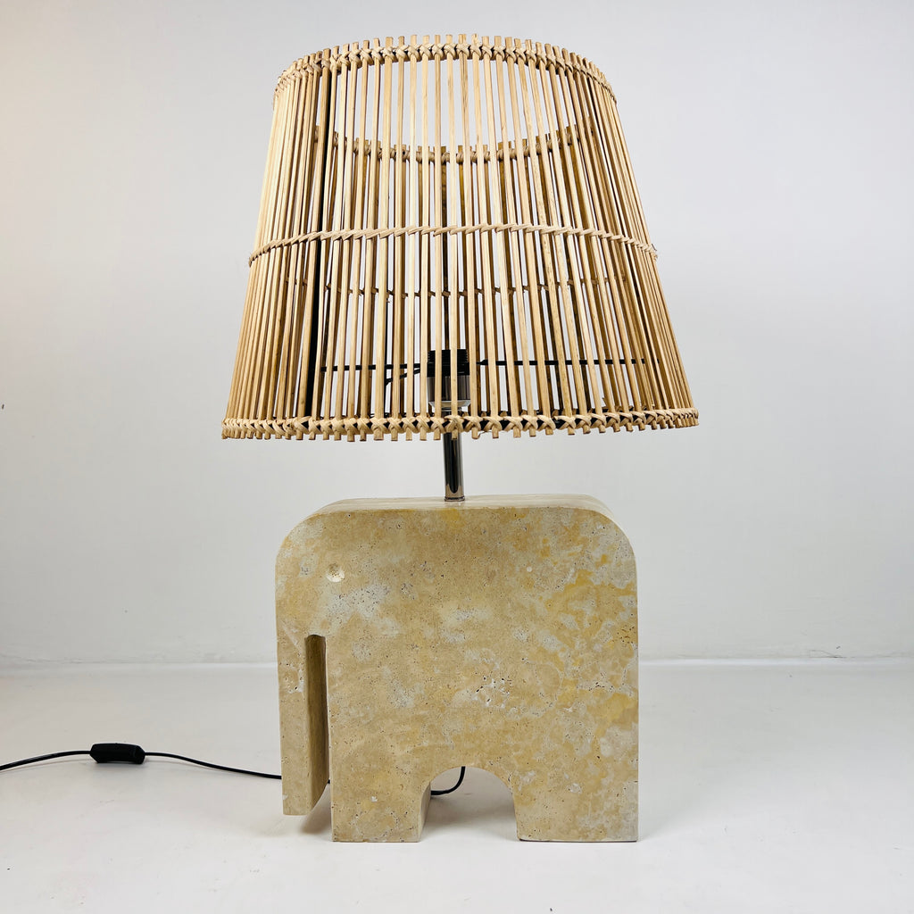 Elephant Stone Table Lamp