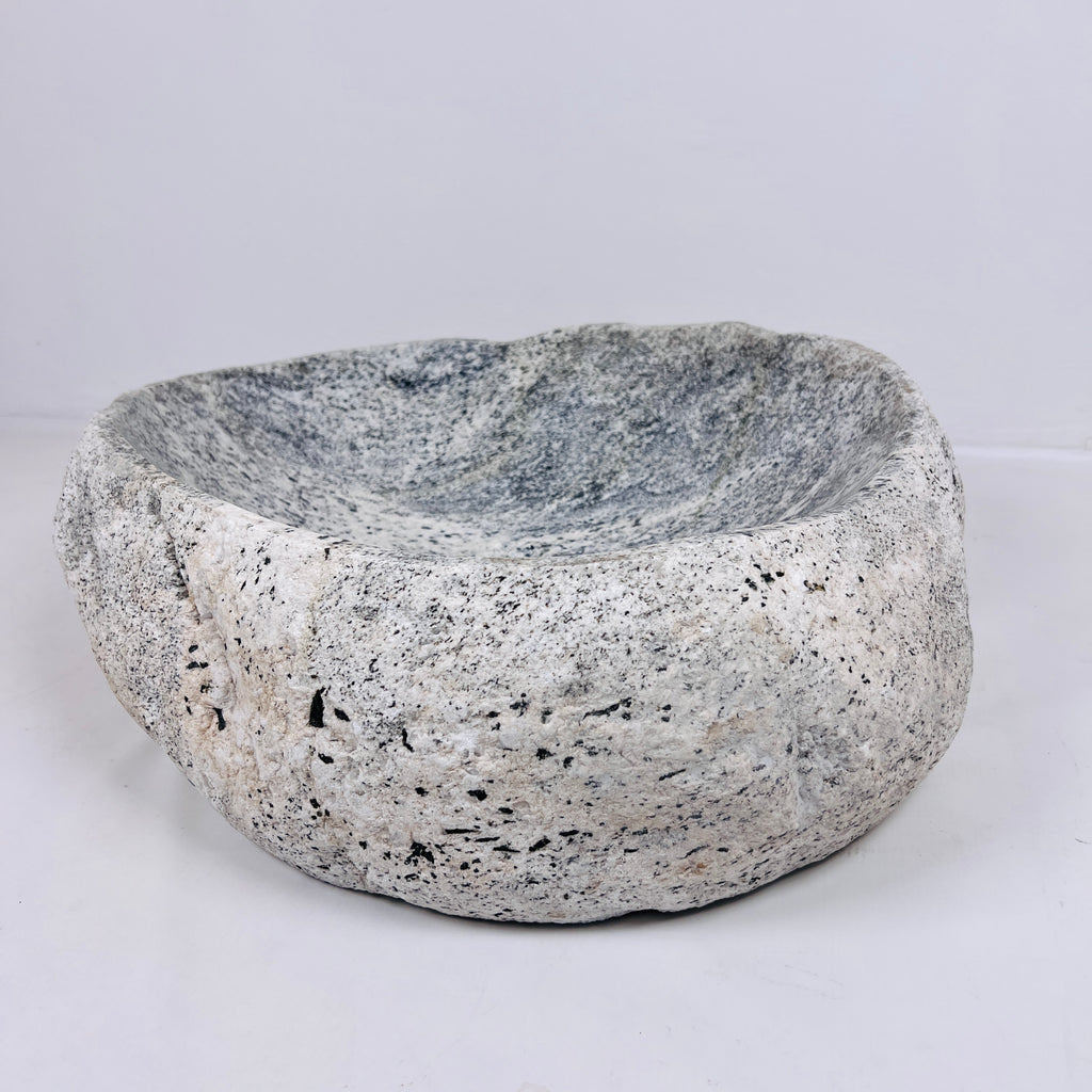 Grey Hued River Stone Sink