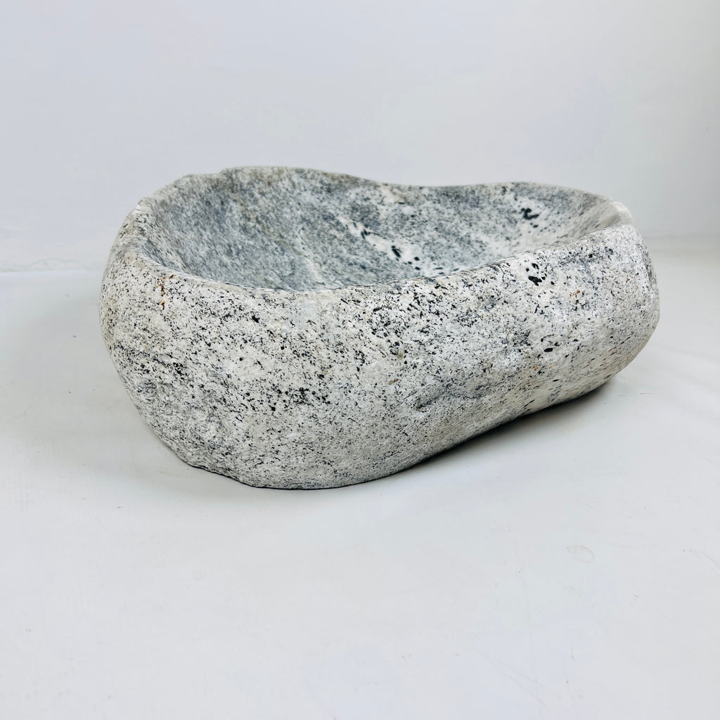 Grey Hued River Stone Sink