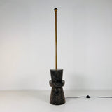 Cinched-Belted Floor Lamp