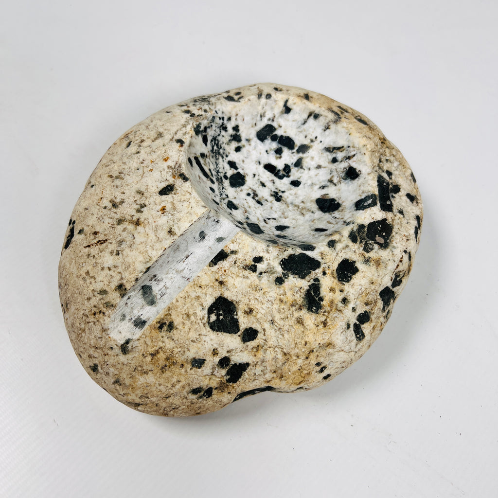 River Stone Dalmatian Ash Tray