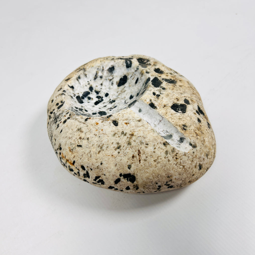 River Stone Dalmatian Ash Tray