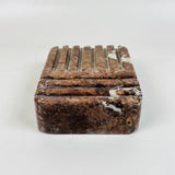 Rectangle Soap Dish - Burgundy