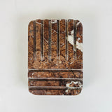 Rectangle Soap Dish - Burgundy