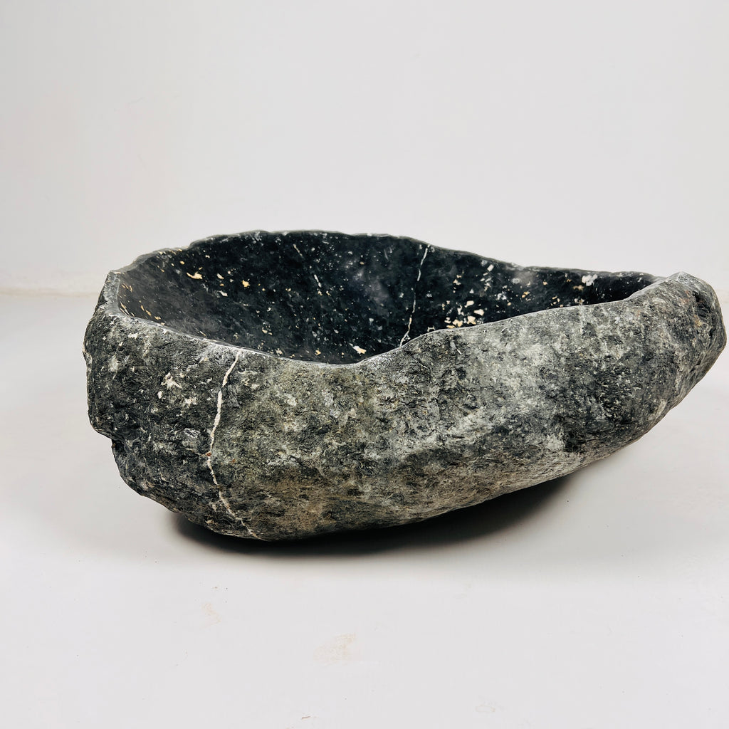 Charcoal Hue River Stone Sink