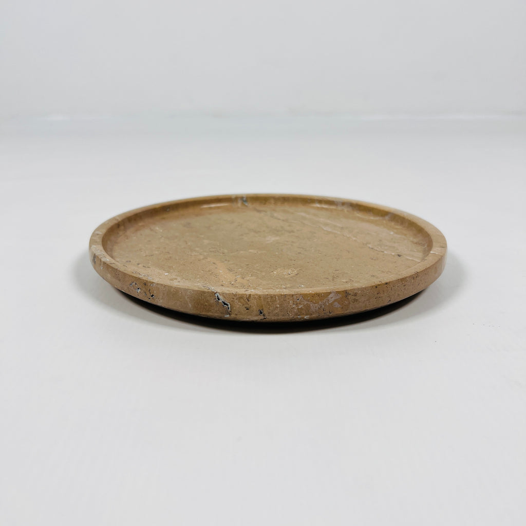 Peanut Brown Travertine Plate