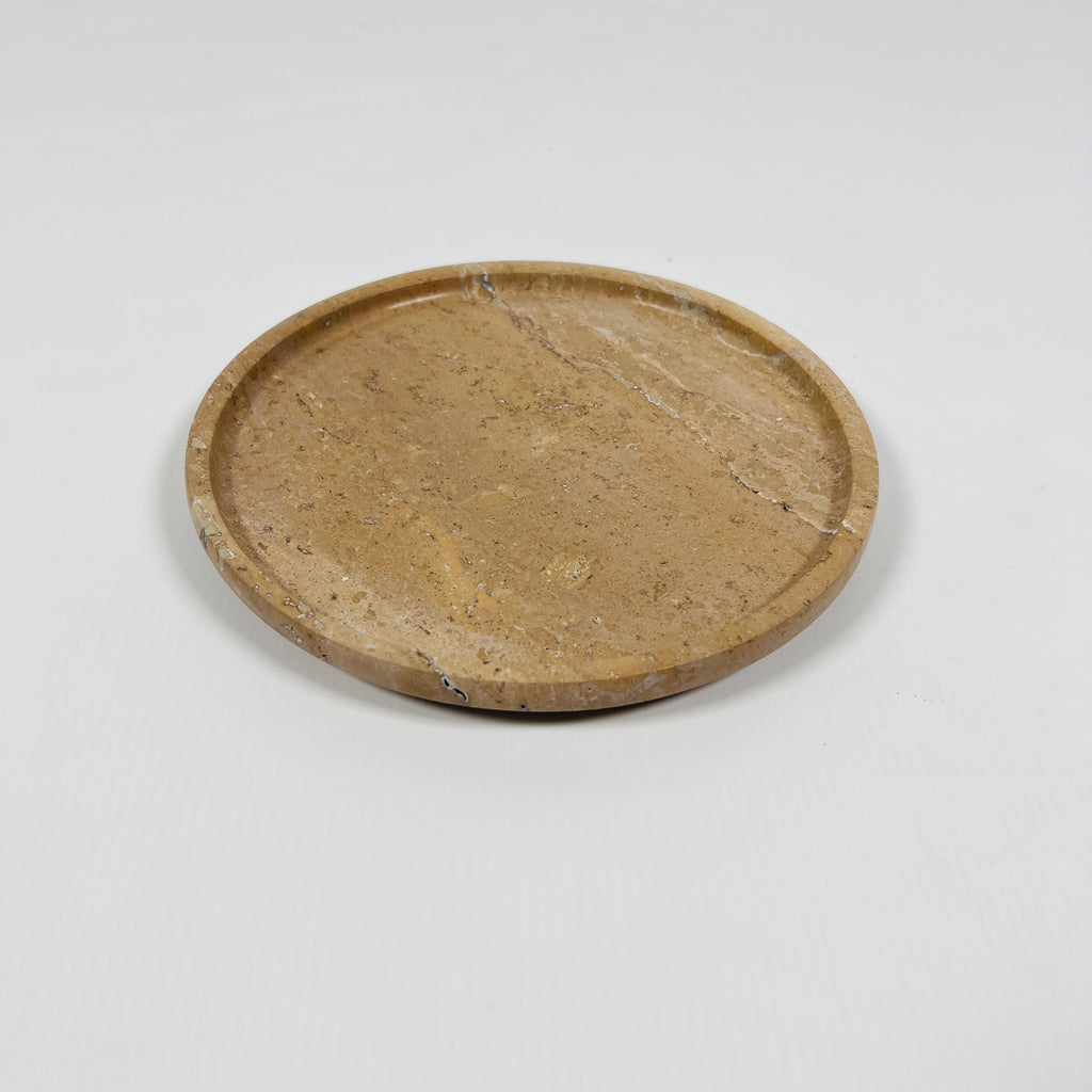 Peanut Brown Travertine Plate