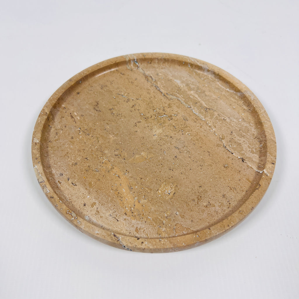 Peanut Brown Travertine Plate