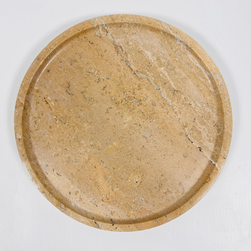 Peanut Brown Travertine Plate