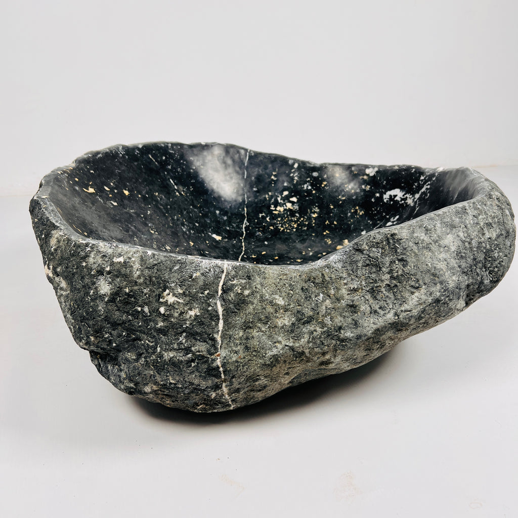 Charcoal Hue River Stone Sink