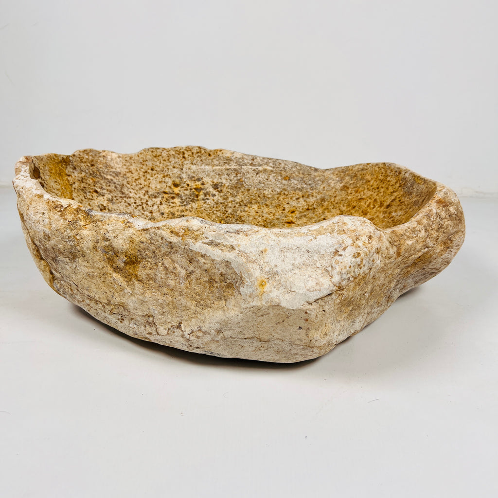 Caramel Glaze River Stone Sink