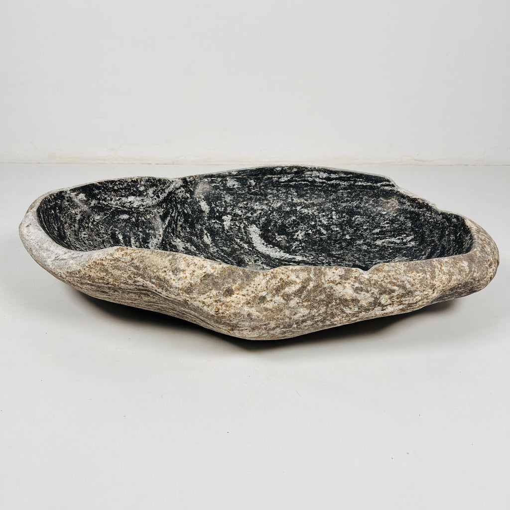 Serpentine Streams River Stone Sink