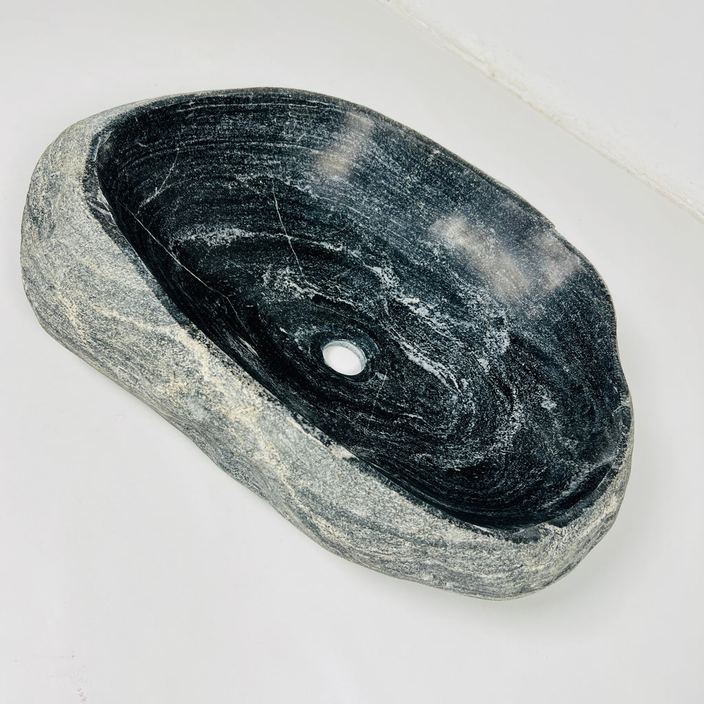 River Wave Stone Sink