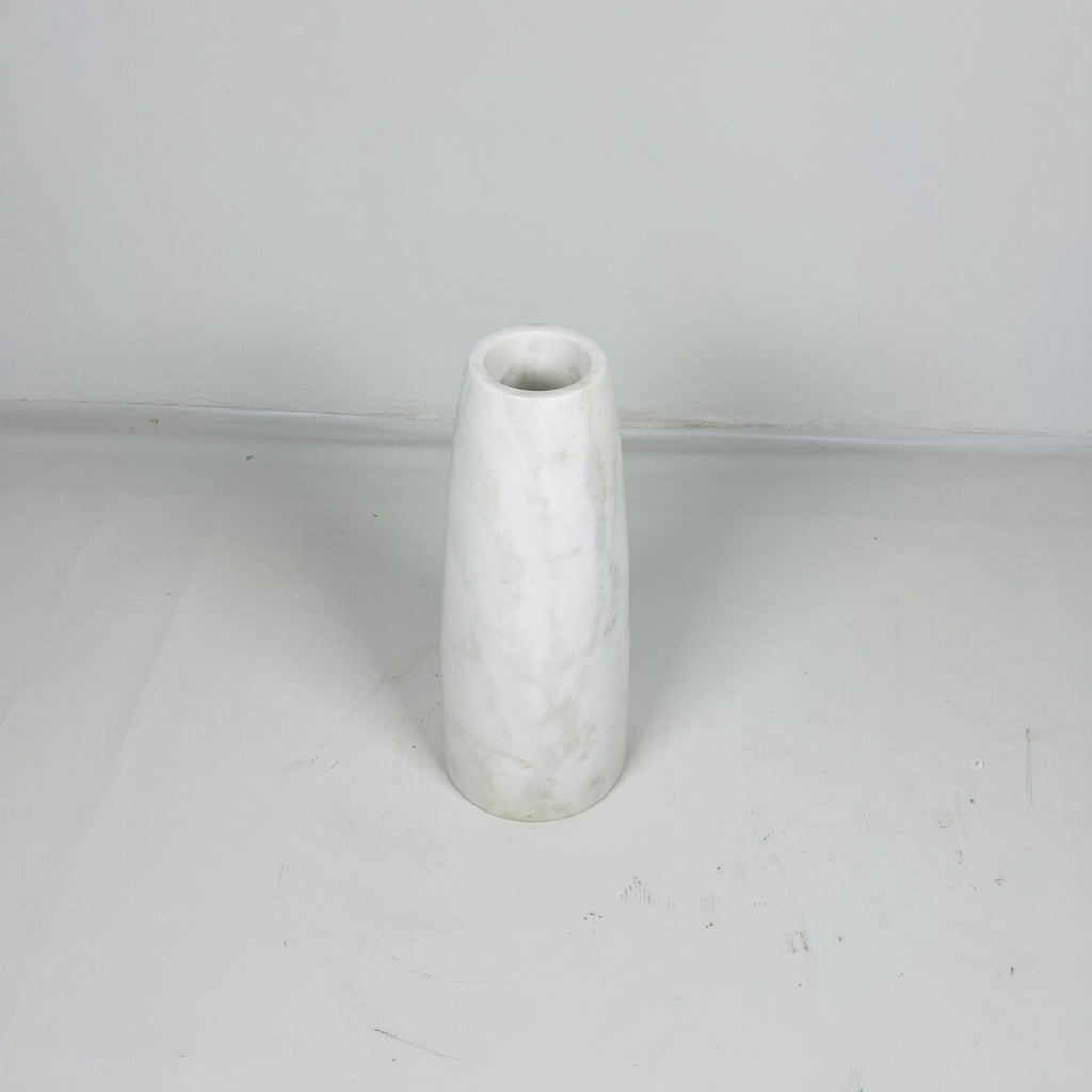 Long White Vase