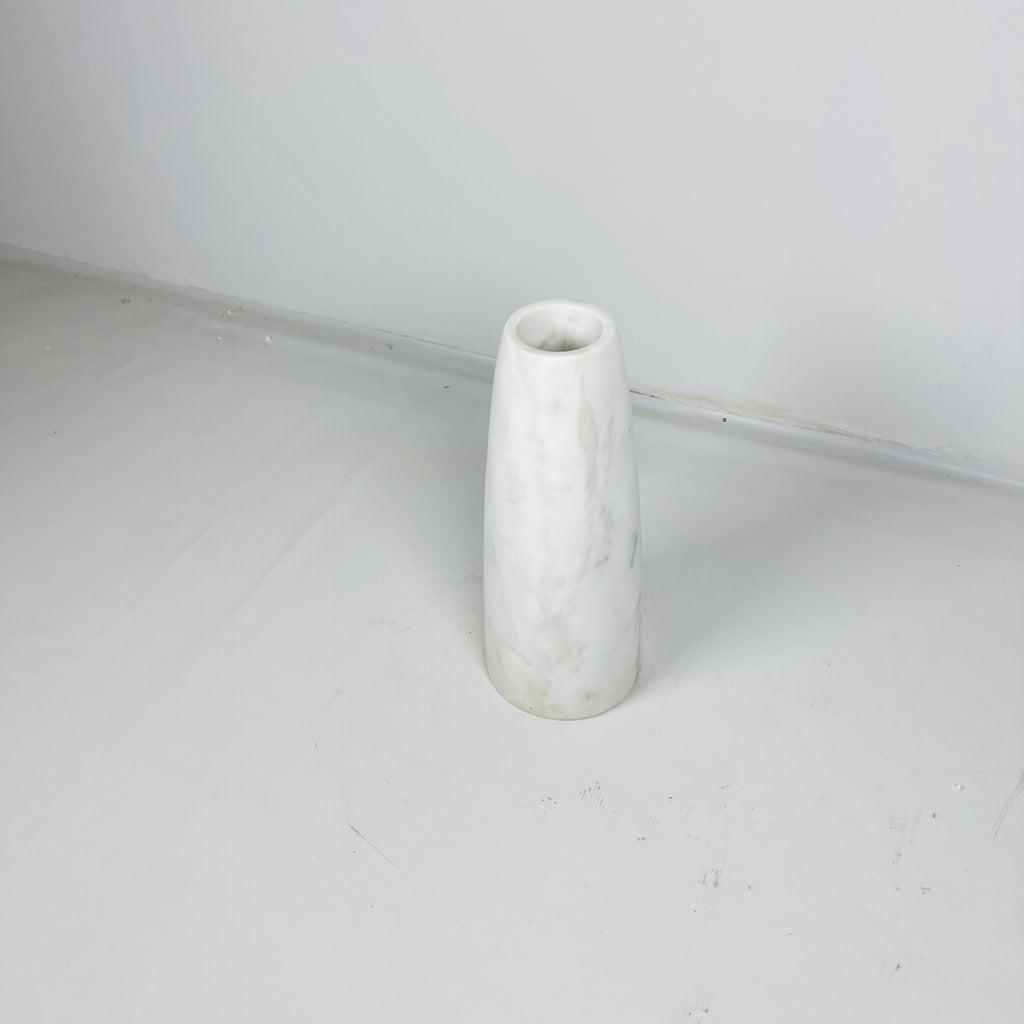 Long White Vase