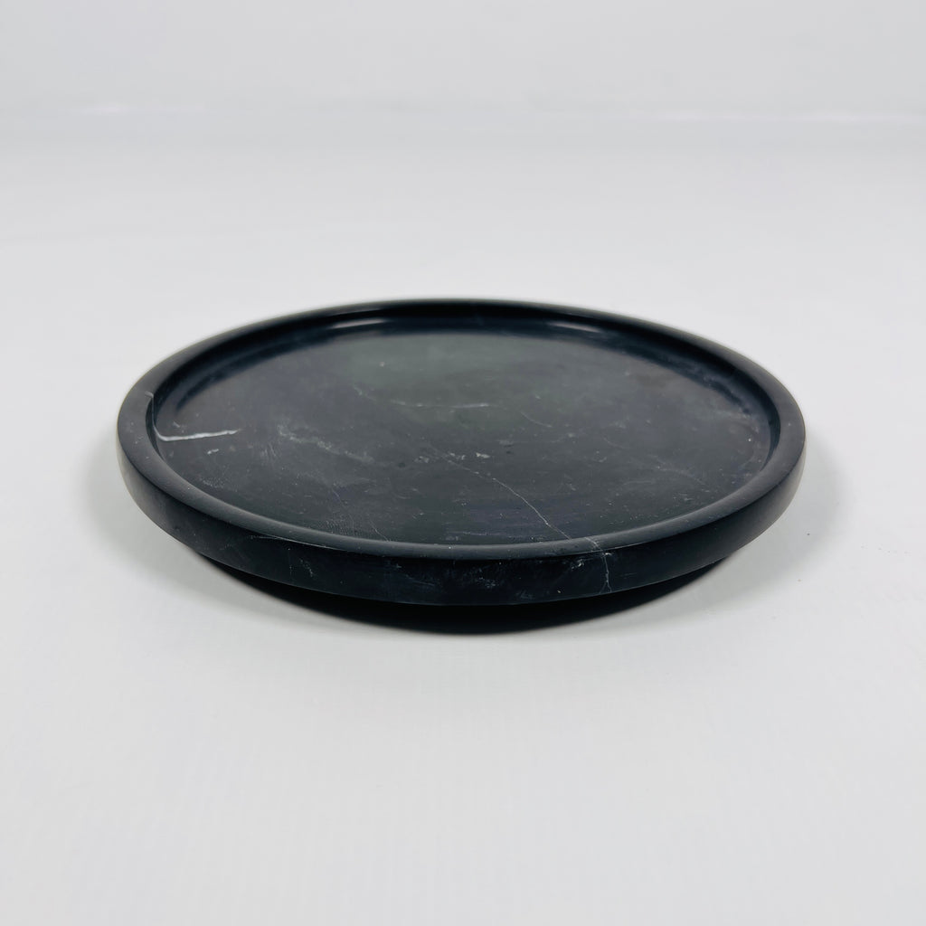 Black Taxila Marble Plate