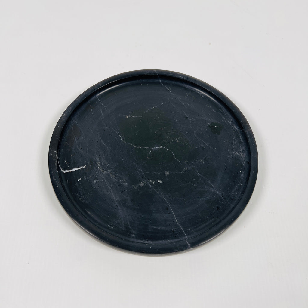 Black Taxila Marble Plate