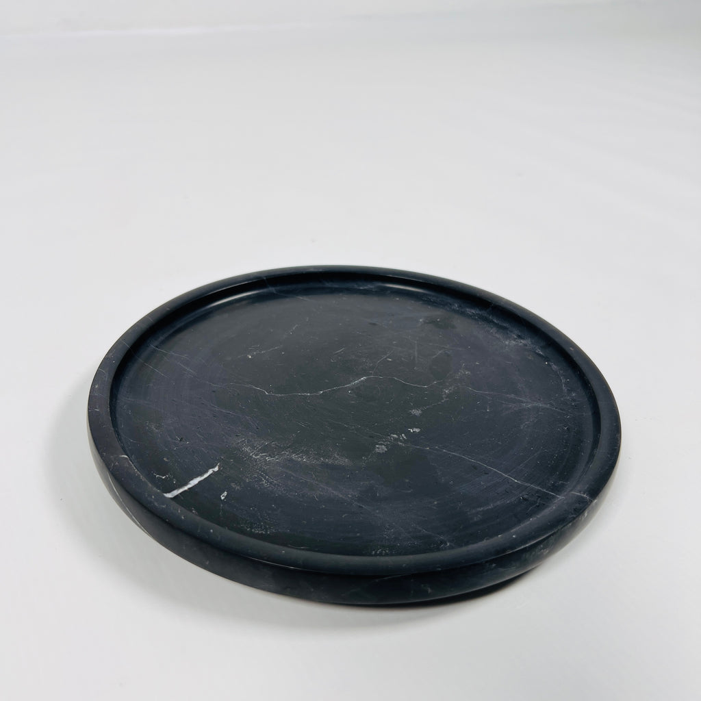 Black Taxila Marble Plate