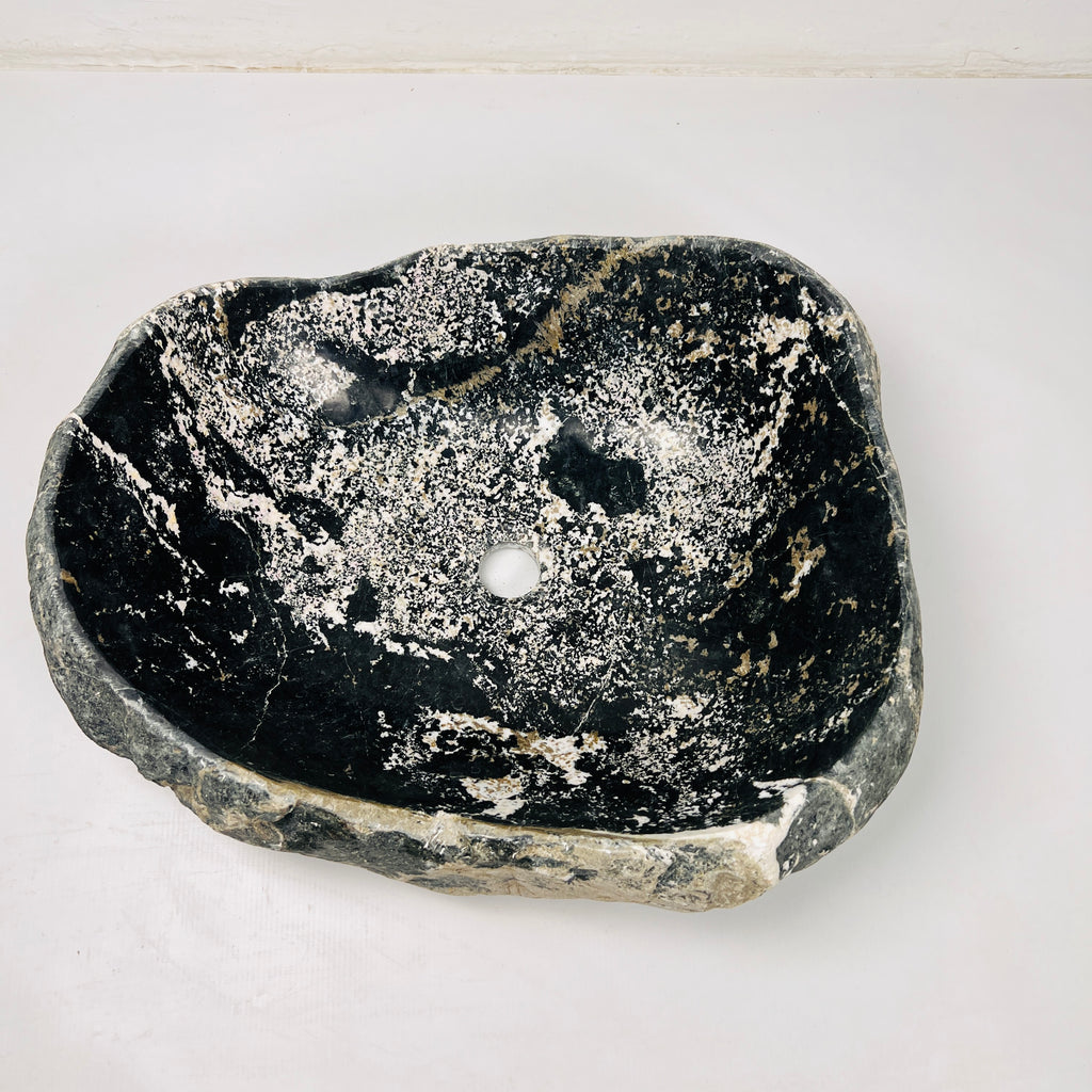 Vein Mosaic River Stone Sink