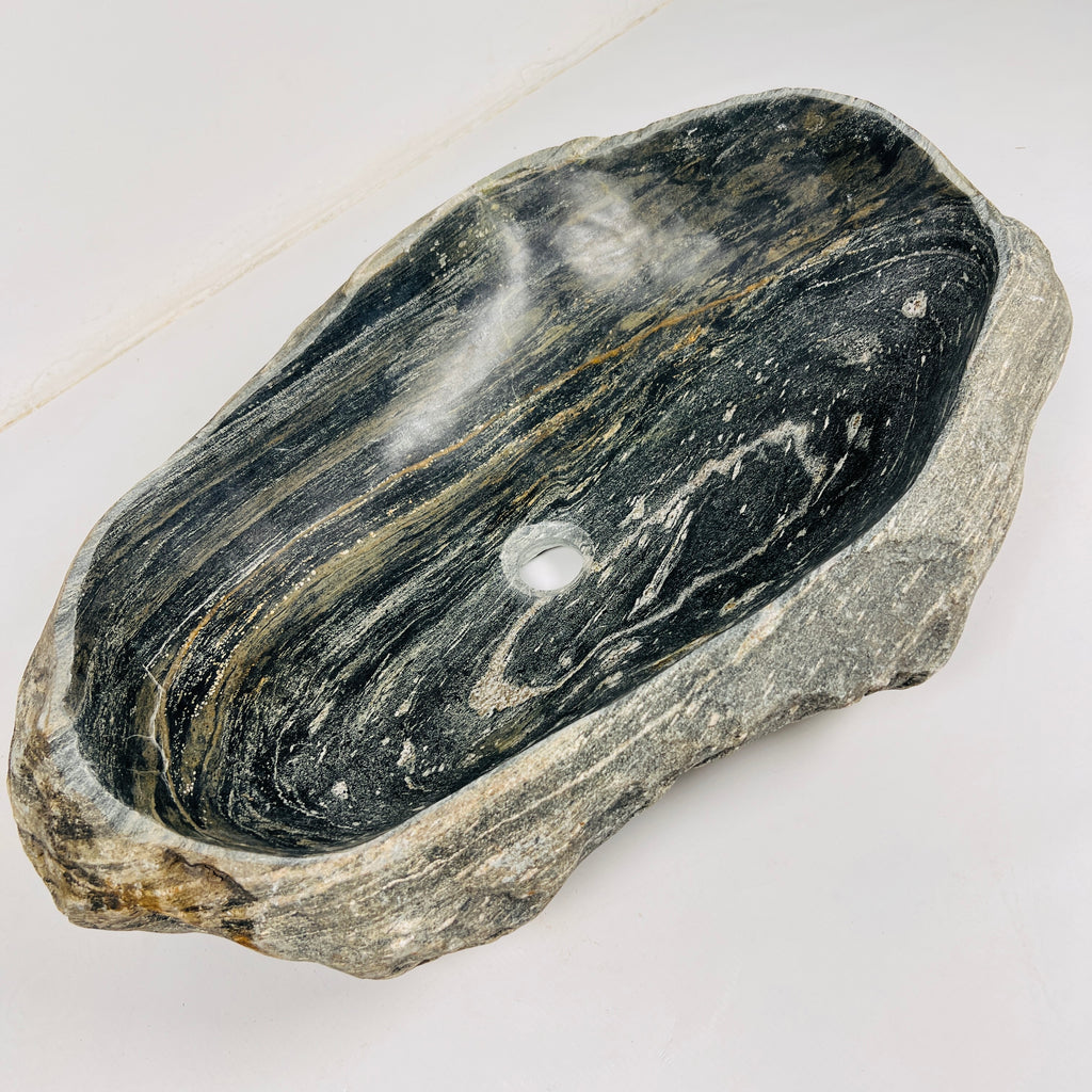 Textured Revolve River Stone Sink