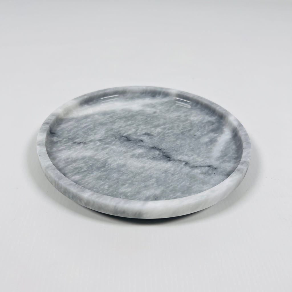 Dark Gray Marble Plate