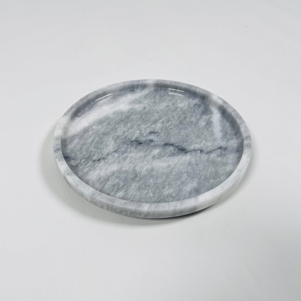 Dark Gray Marble Plate