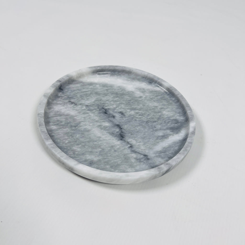 Dark Gray Marble Plate