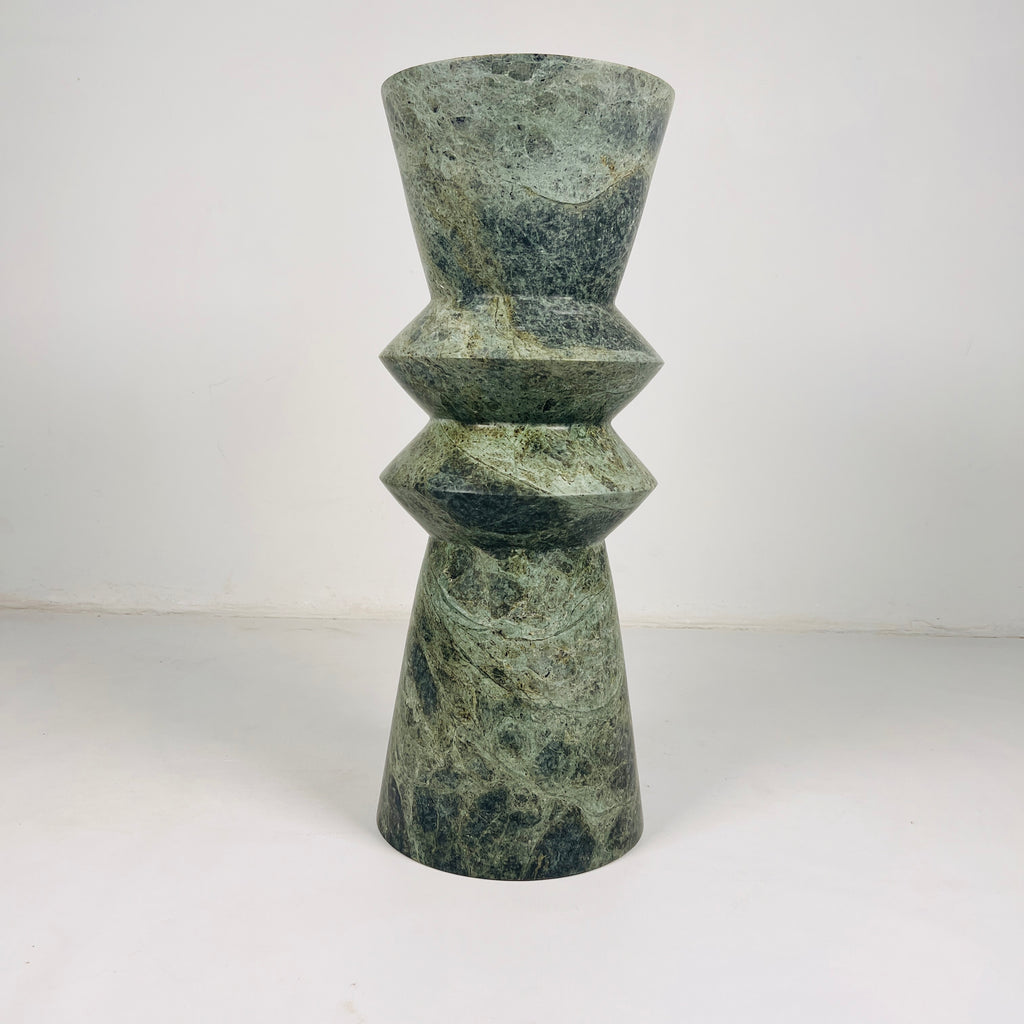 Jungle Green Ringed Vase (Large)