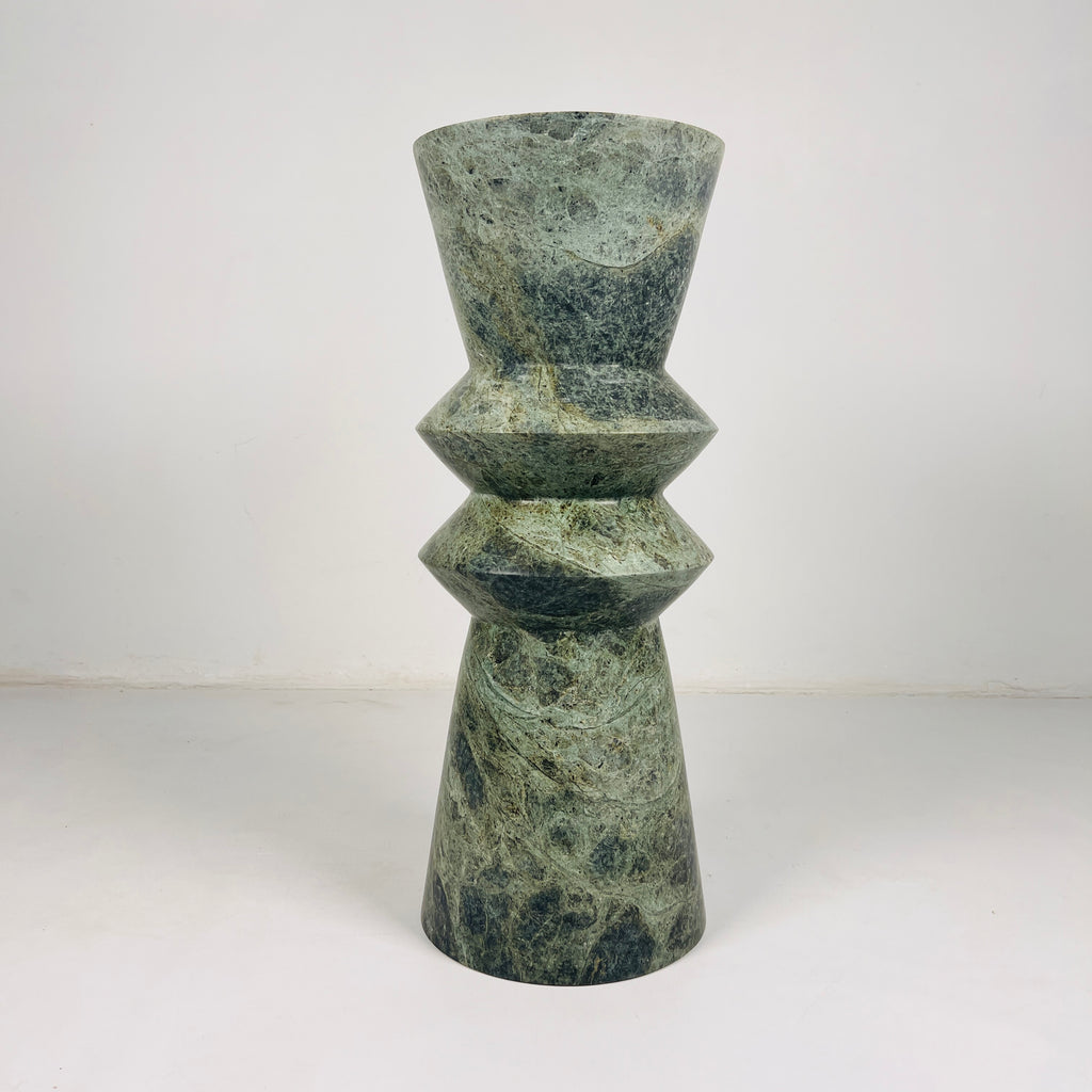 Jungle Green Ringed Vase (Large)