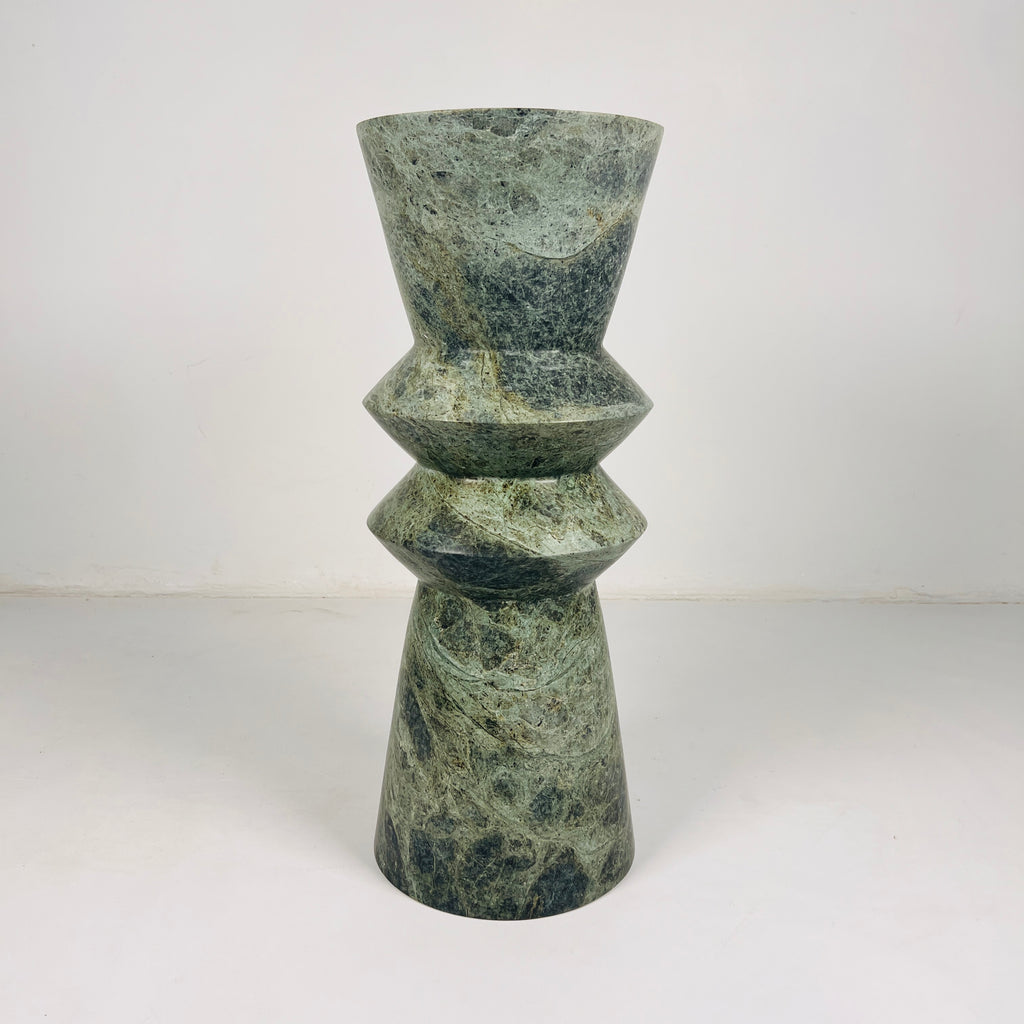 Jungle Green Ringed Vase (Large)