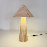 Cone-Head Table Lamp (Beige)