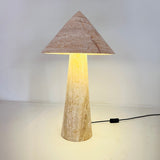 Cone-Head Table Lamp (Beige)