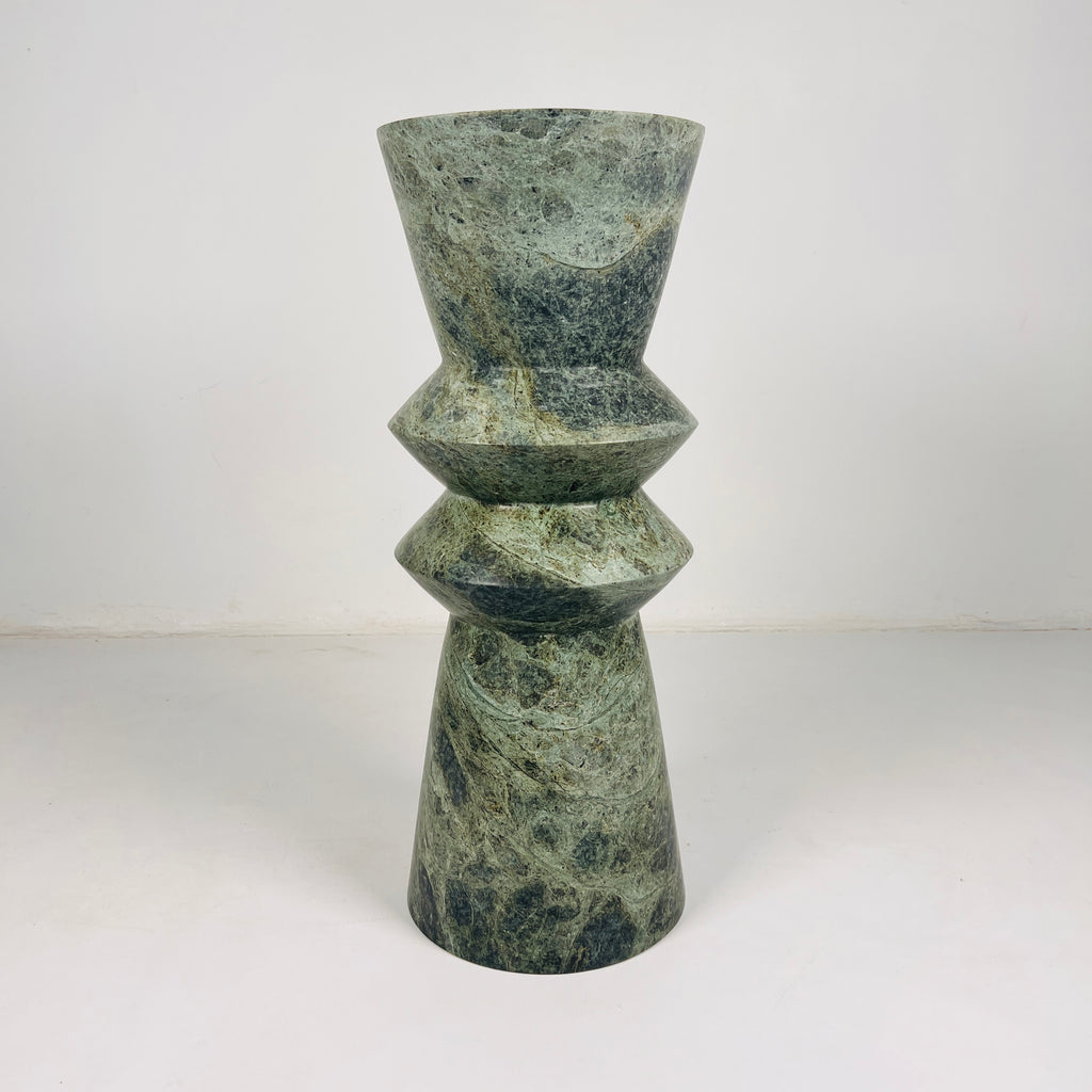 Jungle Green Ringed Vase (Large)