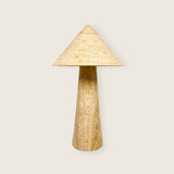 Cone-Head Table Lamp (Beige)