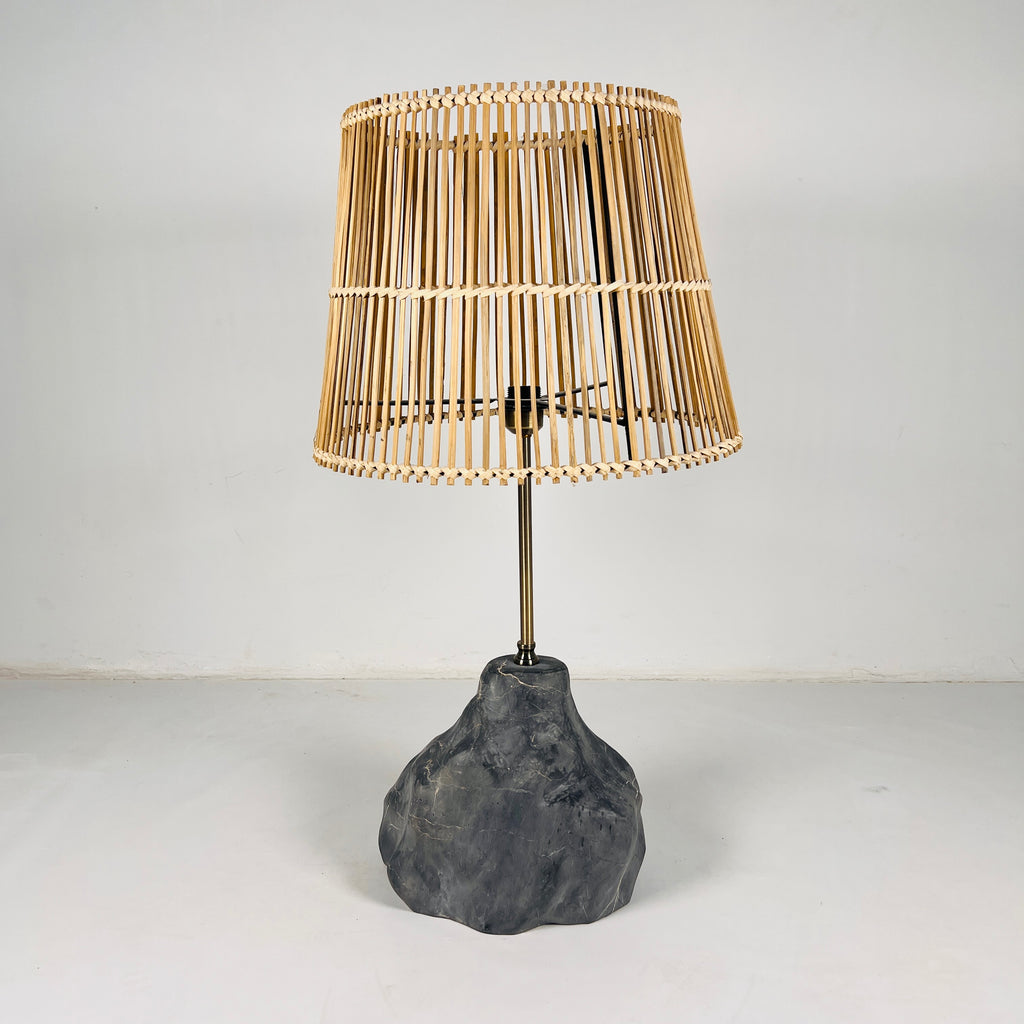 Stone Bottom Table Lamp