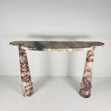 Crimson Crest Console Table