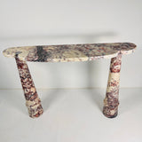 Crimson Crest Console Table